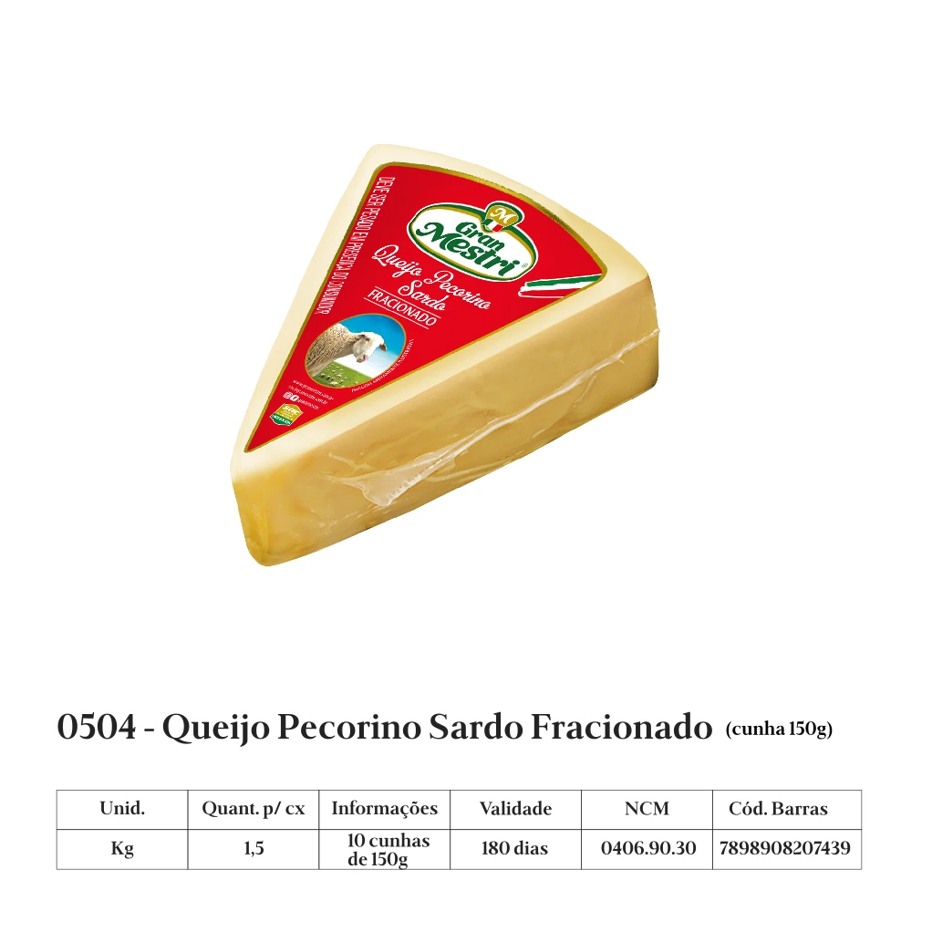 Queijo Gorgonzola Zero Lactose Fracionado GRAN MESTRI kg